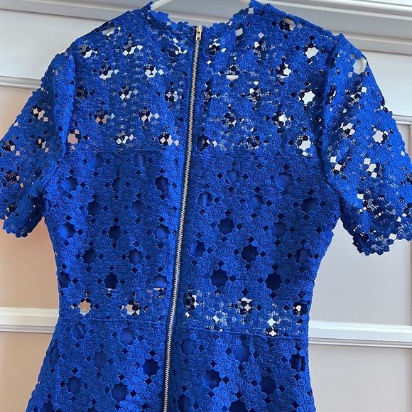 Blue Lace MIDI Dress - Picture 6 of 8